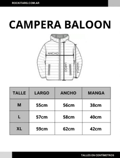 Campera Baloon - comprar online