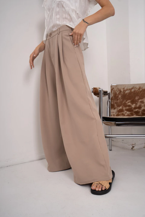 Pantalon wide sastrero Luana - comprar online