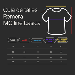 Remera MC line basica - comprar online