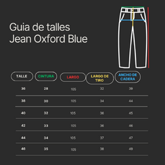 Jean oxford Blue - tienda online