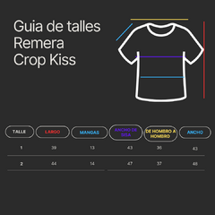 Remera crop Kiss - Rock It