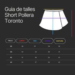 Short/pollera Toronto en internet