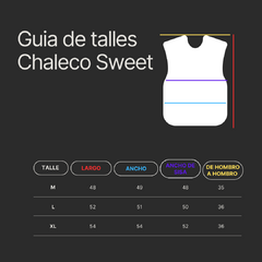 Chaleco Sweet en internet
