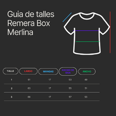 Remera box Merlina en internet