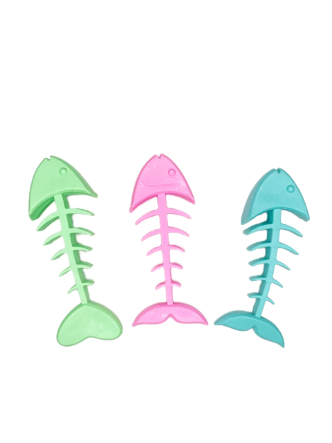 Pez esqueleto de goma