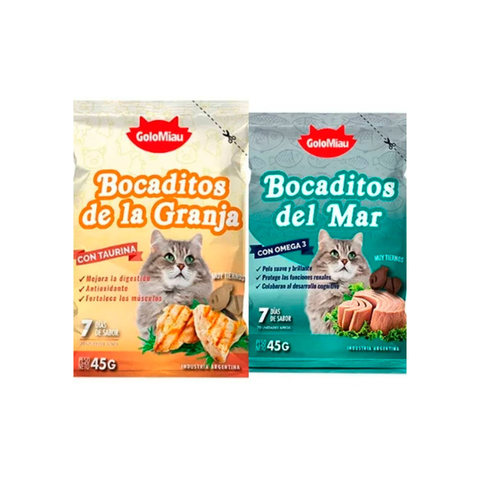 Bocadito del Mar y Bocadito de La granja por 45g - comprar online