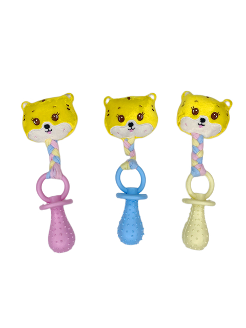 Mordillo chupete mediano con peluche Tigre