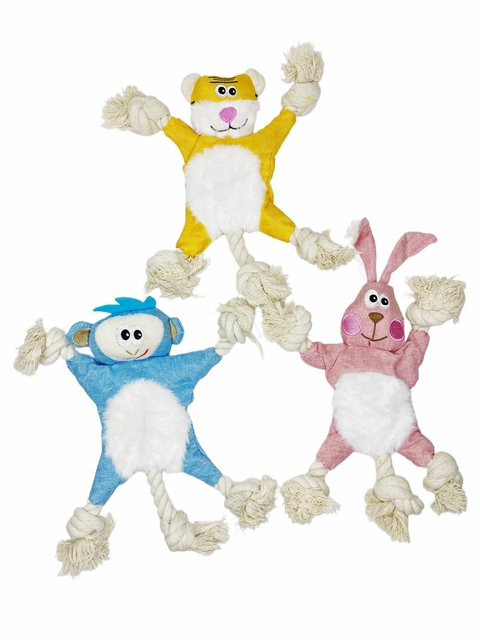 Peluche Animalitos C/ Soga y Chifle