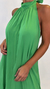 Vestido Cuello Americano Verde - comprar online