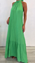 Vestido Cuello Americano Verde