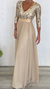 Vestido Calafate Beige/Dorado