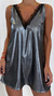 Vestido Bristish Plata - comprar online