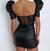 Vestido Cuero Negro