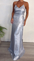 Vestido Full Foil Plata - tienda online