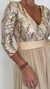 Vestido Calafate Beige/Dorado