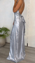 Vestido Full Foil Plata - CHLOE