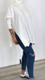 Maxi Poleron Oregon Blanco - tienda online