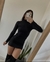 Vestido polera lanilla - comprar online