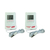 Kit 2 Termômetro Digital Alarme Temperatura Interna Externa Imã Traseiro Gravação Sensor Th-200 Portátil Instrutherm - comprar online
