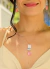 Pingente Doçura I branco, azul e rosa - comprar online