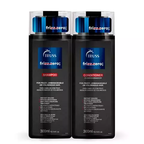 Kit Truss Frizz Zero Duo (2 Produtos) - Shampoo & Condicionador 300ml