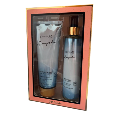 Kit Pokoloka Hidratante e Body Splash Angels 240ml