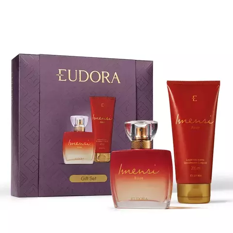 Kit Eudora Imensi Alive Deo Colonia 100ml + Loção 100ml