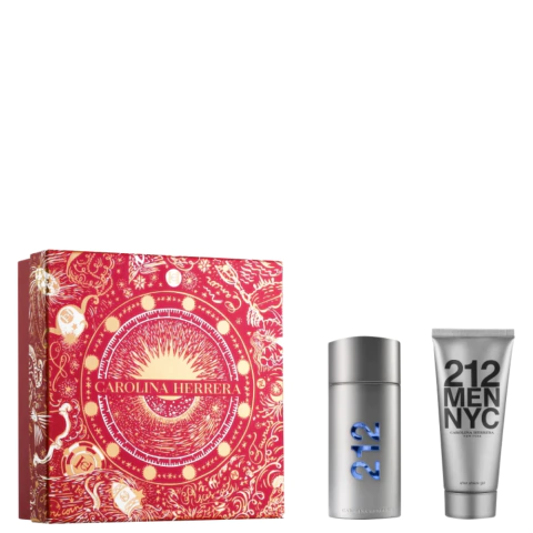 Kit Carolina Herrera 212 Nyc Men - Perfume EDT 100ml + Pós Barba 100ml