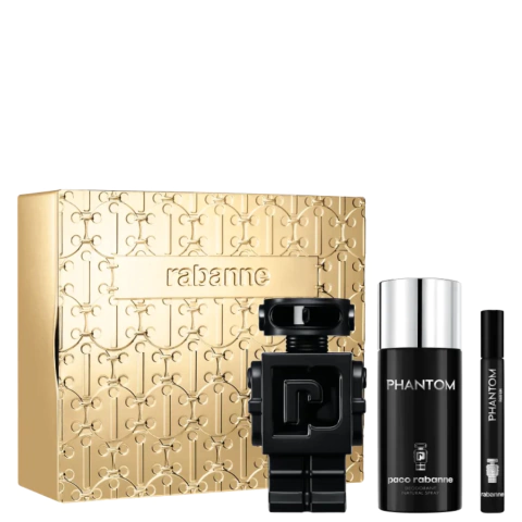 Kit Paco Rabanne Phantom Parfum - Perfume EDP 100ml + Perfume EDP 10ml + Deodorante 150ml