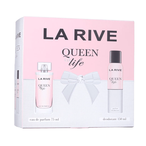 Kit Perfume Feminino La Rive Queen Of Life - Eau de Parfum 100ml + Desodorante 150ml
