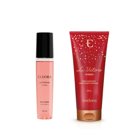 Kit Eudora La Victorie - Body Splash 100ml + Hidratante Corporal 200ml