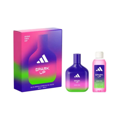 Kit Adidas Vibes Spark Up EDP 100ml + Shower Gel 100ml