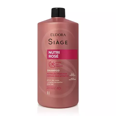 Shampoo Eudora Siàge Nutri Rose 1000ml