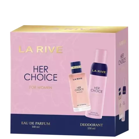 Kit Perfume Feminino La Rive Her Choice - Eau de Parfum 100ml + Desodorante 150ml