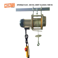 APAREJO ELEC. 250 KG.-60MT ALZADA.1300 W. - comprar online