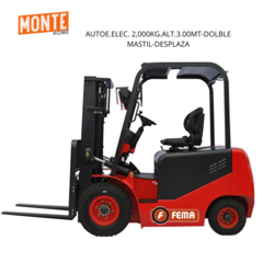 AUTOE.ELEC. 2,000KG.ALT.3.00MT-DOLBLE MASTIL-DESPLAZA - comprar online