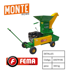 TRITURADORA FEMA 500-G-C/MOTOR 15 HP FEMA-4T. - comprar online