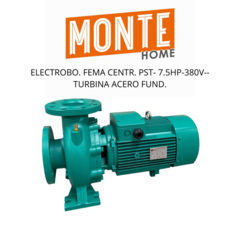 ELECTROBO. FEMA CENTR. PST- 7.5HP-380V--TURBINA ACERO FUND. en internet