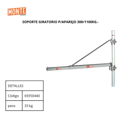 SOPORTE GIRATORIO P/APAREJO 300/1100KG.- en internet