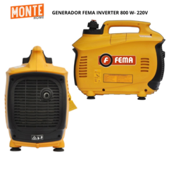 GENERADOR FEMA INVERTER 800 W- 220V - MONTE HOME