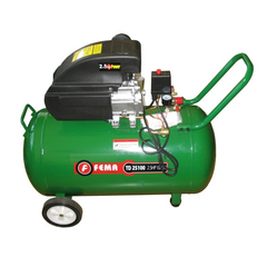 COMPRESOR FEMA 2,5HP X 100 LT.220 V.-2 RUEDAS-1 PATA