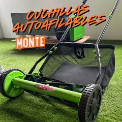 Cortacésped Helicoidal Manual 50 cm con Bolsa Recolectora | Autoafilable - tienda online