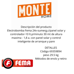 MOTOSIERRA FEMA PRO 5800 -54CC ESP.20" - MONTE HOME
