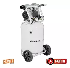Compresor Aire Vertical Fema 50l Carter Seco Silencio Odonto - tienda online