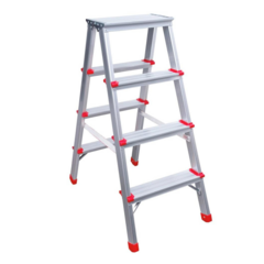 ESCALERA DOBLE LADO ALUM.4PELDANOS-87CM