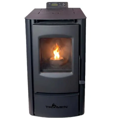 Estufa a Pellets Tromen 7kw Black - comprar online