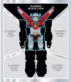 Voltron: Defensor del Universo | 40° Aniversario | PLAYMATES (SET DE 5 FIGURAS) - tienda online