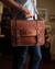 Morral de cuero. Modelo: "Tirreno" en internet