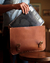 Morral de cuero. Modelo: "Tirreno" - tienda online