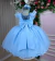 Vestido Festa Infantil Jardim Encantado Azul Bebe na internet